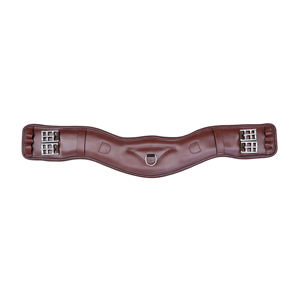Premium de haute qualité couleur marron rembourré anatomique SS matériel équipé en cuir Dressage circonférence fabricants indiens vente chaude - Product Image 1