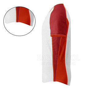 ชุดเบสบอลสั่งทำพิเศษ ระบายอากาศได้ดี ไซส์พลัส ผลิตจากโพลีเอสเตอร์ 100% คุณภาพสูง สำหรับใช้งานกลางแจ้ง ออกแบบสำหรับทีม - Product Image 2