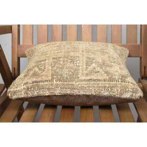Almohada de retazos Kantha de lana Beige de 14x14 DE LUJO tejida con diseño de estampado bordado esponjoso Vintage para ropa de cama de sofá - Product Image 5