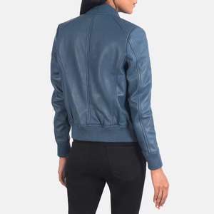 Vestes en cuir d'automne de haute qualité pour femmes à la mode Slim Fit Design pour la course de vélo Style moderne pour les filles - Product Image 3
