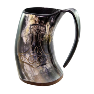 Quality Assured High Grade Carved <b>Viking</b> <b>Horn</b> Mug Natural Crafts for Home Use Manufactured India Low Prices <b>Viking</b> Drinking <b>Horn</b> - Product Image 2