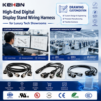 Harness Kabel Kustom OEM untuk Display Digital Kelas Atas, Harness Kabel untuk Stand Pameran Teknologi Mewah