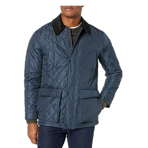 Forro en blanco estilo diamante chaqueta bomber urbana hombres - Product Image 1