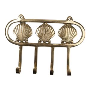 Porte-serviettes en métal design avec poignée sculptée et finition polie, écologique, durable, à fixer au mur pour une décoration de salle de bain moderne - Product Image 3