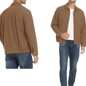 Vestes pour hommes coupe-vent d'hiver décontractées et chaudes vestes pour hommes nouveau design à col rabattu vestes en toile de coton de qualité supérieure pour hommes - Product Image 2