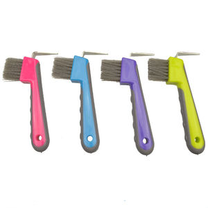 Brosse en plastique réutilisable de choix de sabot de cheval de logo personnalisé en gros d'usine de produits de soin de cheval pour le toilettage - Product Image 5
