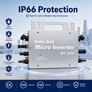Microinversor de 700W para conexión a red, IP66 a prueba de agua, para sistema de paneles solares fotovoltaicos - Product Image 5