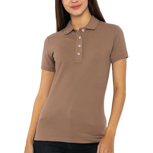 2025 nuevo diseño de ropa de verano de manga corta para mujer Polo transpirable ajustado para mujer Polos - Product Image 5