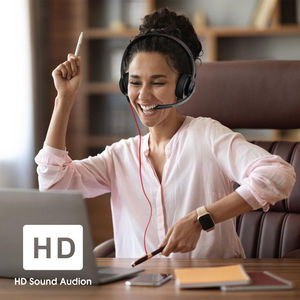 Auriculares <span class=keywords><strong>al</strong></span> por Mayor ONIKUMA X37 USB Tipo-C con Cable para <span class=keywords><strong>Call</strong></span> <span class=keywords><strong>Center</strong></span>, con Micrófono HD, Reducción de Ruido, Auriculares Ajustables para Oficina - Product Image 5