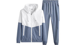 Conjunto Deportivo de Invierno para Hombre, Chaqueta Cortavientos con Capucha, Estilo Urbano, Personalizable al por Mayor, Chaqueta Deportiva con Cremallera, Ropa de Gimnasio - Product Image 2