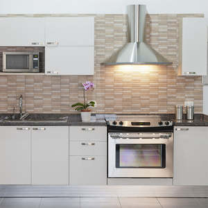 ตู้ครัวสมัยใหม่ multifamily หรูหราแบบแยกส่วนสำหรับห้องครัวที่บ้าน - Product Image 3