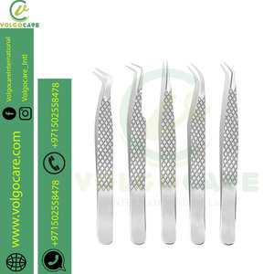 2024 ensemble de 6 pinces à souder inversées en céramique de précision fabriquées avec des pointes pointues et incurvées en acier inoxydable ensemble de pinces à épiler - Product Image 3