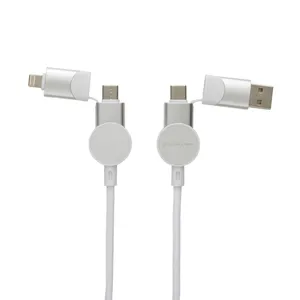 Oakland 6in1 Sustainable USB <b>Charging</b> <b>Cable</b> Promotional Gadgets with Eco-Friendly Features - Product Image 3