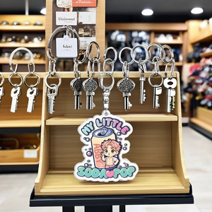 Vente Flash : Porte-clés Photo Numérique <span class=keywords><strong>Kpop</strong></span> Demon Hunter Personnalisable de Haute Qualité en Acrylique Écologique avec Impression Cartoon - Product Image 5