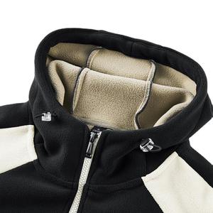 Logo personnalisé broderie hommes polaire fermeture éclair sweats à capuche hommes vestes haute qualité surdimensionné épaissir manteau hommes sweats à capuche - Product Image 2