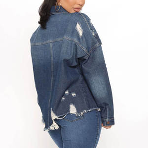 Nouveau design Vestes en jean 100% coton pour femmes design personnalisé Veste en jean d'usine de bonne qualité - Product Image 4