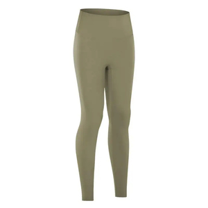 High Quality Solid Color Women Yoga <b>Leggings</b> Soft Compression High Waist Fitness Workout Pants Sports Wear <b>Leggings</b> for Women - Product Image 5