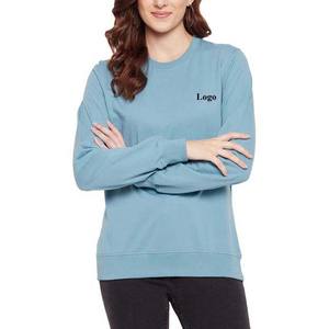 เสื้อสเวตเชิ้ตผู้หญิงคุณภาพพรีเมียม ผลิตจากผ้าฝ้าย 100% น้ำหนักเบา แห้งเร็ว รับสกรีนโลโก้ตามแบบ ผลิตแบบ OEM ราคาถูก - Product Image 1