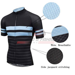Vêtements de cyclisme personnalisés OEM bonne vente maillot de vélo et cuissard ensemble portable uniforme grande taille avec caractéristiques rembourrées - Product Image 2
