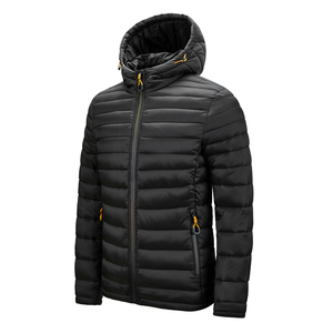 Chaquetas cálidas con aislamiento para hombre, chaqueta acolchada con capucha para hombre con bolsillos, ideal para aventuras al aire libre de invierno, senderismo y ropa de ciudad - Product Image 5