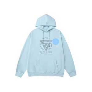 เสื้อฮู้ดสตรีทแวร์ผู้ชาย แฟชั่นทันสมัย ผ้าฝ้ายฟลีซ 100% แห้งเร็ว ระบายอากาศดี มีกระเป๋าเสื้อ ออกแบบได้ตามต้องการ - Product Image 1