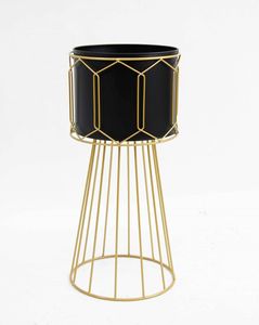 Nesting Metal Planter Set of 2 Stylish Pot Display Rack for Home & Outdoor Use Durable <b>Plant</b> <b>Stand</b> with Elegant Design - Product Image 2