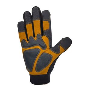 Gants mécaniques de qualité supérieure en cuir synthétique Gants de mécanicien de travail d'assemblage robustes conception de personnalisation - Product Image 2