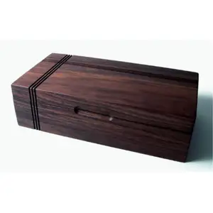 새로운 도착 나무 차 상자 수제 고품질 나무 상자 어두운 호두 완성 보석 상자 홀더 주최자
