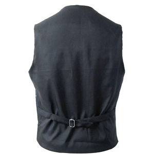 เสื้อกั๊กผู้ชายลายสก็อตแบบเฮอร์ริงโบน คอวี สำหรับงานแต่งงาน งานพรอม  เสื้อกั๊กทาร์ทันทันสมัยสำหรับผู้ชาย - Product Image 2