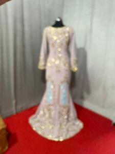 ชุดเดรสปาร์ตี้ยาวของผู้หญิงชุดเดรสมุสลิมปักลูกปัดลายสำหรับชาวอิสลามหรูหราสวยงาม - Product Image 5