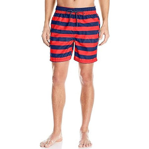 กางเกงขาสั้นชายหาดสไตล์ไฮสตรีทของผู้ชายกางเกงขาสั้นชายหาดผ้าฝ้ายลำลองดีไซน์ใหม่ย้อมสีล้วนสำหรับขายออนไลน์ - Product Image 1