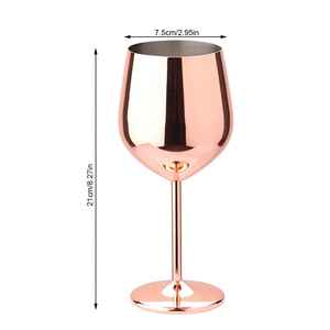 Copa de Vino Personalizada de Cobre y Acero con Diseño Moderno de Haxagon International, 100 ml, Estilo Rústico, Decorativa para el Hogar, Hotel o Fiestas - Product Image 3