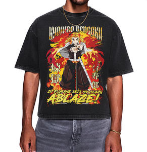 T-shirt oversize en coton 100% pour homme, taille américaine, vintage, cristal, lourd, logo de designer, t-shirt graphique 2025, streetwear - Product Image 4