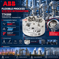 Transmetteur de température ABB TTH300 100 % original, à fixation sur tête, 4-20 mA HART, double capteur RTD Pt100, thermocouple, entrée universelle