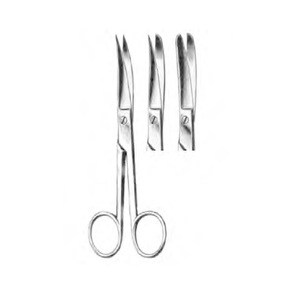 Ciseaux chirurgicaux droits en acier au carbure de tungstène de 10 1/2 \ "base d'équipement d'obstétrique et de gynécologie pour l'hystérectomie - Product Image 2