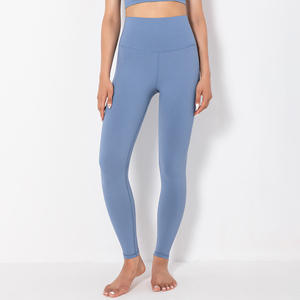 Mallas de mujer sin costuras al mejor precio para ropa de Yoga con estampado de logotipo personalizado, mallas de Yoga ligeras de alta calidad para mujer 2024 - Product Image 5