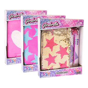 GIRABRILLA Diario Secreto de Imitación de Cuero Surtido, Tamaño B6, 100 Hojas, Encuadernación Térmica - Product Image 1
