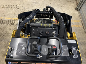 2023 Rayco Boxer 700HDX <b>stand</b> on Mini Skid Steer Loader 24.8HP Kubota Diesel Track Loader for Sale - Product Image 6