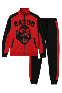 Survêtement à fermeture éclair sweat à capuche personnalisé survêtement ensemble hiver à la mode vêtements d'entraînement vente chaude hommes imprimé Premium survêtement - Product Image 2