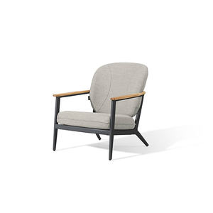 Juego de patio escandinavo con sillones acogedores y una mesa minimalista, combina comodidad y vida al aire libre estilo cafetería - Product Image 2