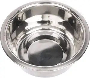不锈钢狗碗更换基本狗碗加厚金属狗水碗由阿迪巴家居装饰手工制作