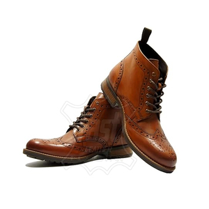 Breathable Genuine Leather Long <b>Shoes</b> for Men Classic Design Men Leather Long <b>Shoes</b> Casual Walking <b>Shoes</b> - Product Image 1