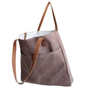 Bolso de compras de lona grande y elegante para mamás, práctico y portátil con diseño vintage para la temporada de invierno - Product Image 2