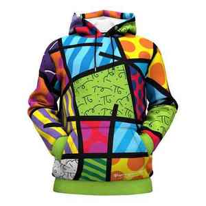 Sweat à capuche à sublimation graphique complète, œuvre d'art personnalisée, polaire lumineux et chaud, élégant, confortable et douillet pour l'hiver - Product Image 4