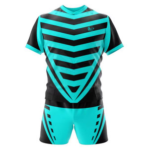 Uniforme de Rugby de Alta Calidad Unisex, Ropa Deportiva Transpirable de Secado Rápido, Incluye Camisetas y Pantalones Cortos, Venta Al por Mayor - Product Image 1