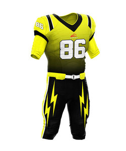 Uniforme de Fútbol Americano Personalizado, Talla Grande, Verano, Calidad Superior, Poliéster, Manga Corta, Sublimación - Product Image 2