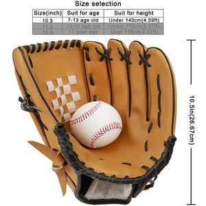 Vente flash Gants de baseball pour gaucher à doigts complets en cuir Design professionnel Vente en gros Haute qualité Shortstop - Product Image 2