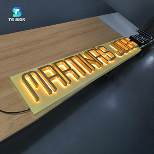 Tùy chỉnh Led kênh chữ chiếu sáng cửa hàng Biển hiệu ngoài trời Backlit signage cho kinh doanh ánh sáng lên 3D ký thư - Product Image 4