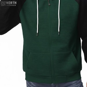 Sudadera con capucha de algodón 100% de alta calidad para hombre, ropa de calle de lana transpirable, jersey para invierno, logotipo bordado personalizado, venta al por mayor en blanco - Product Image 5