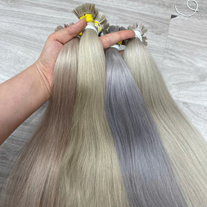 Mini punta plana queratina cabello doble dibujado virgen extensiones de cabello humano Remy cabello de calidad superior - Product Image 2